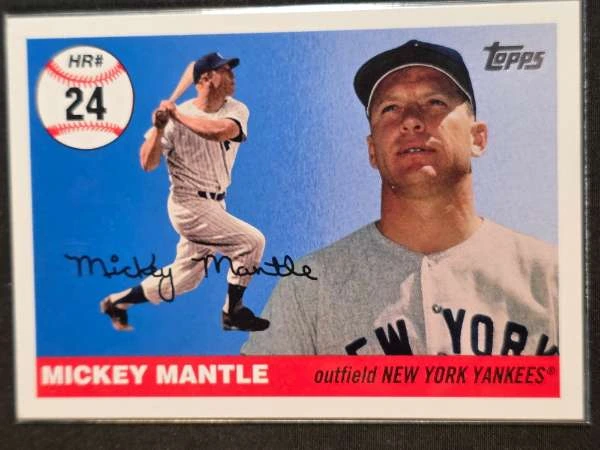 Mickey Mantle - Topps Home Run History #MHR24
