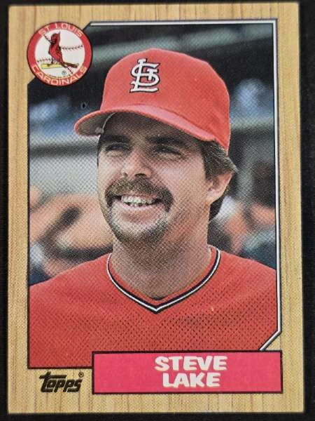 Steve Lake - 1984 Topps / 1987 Topps #84
