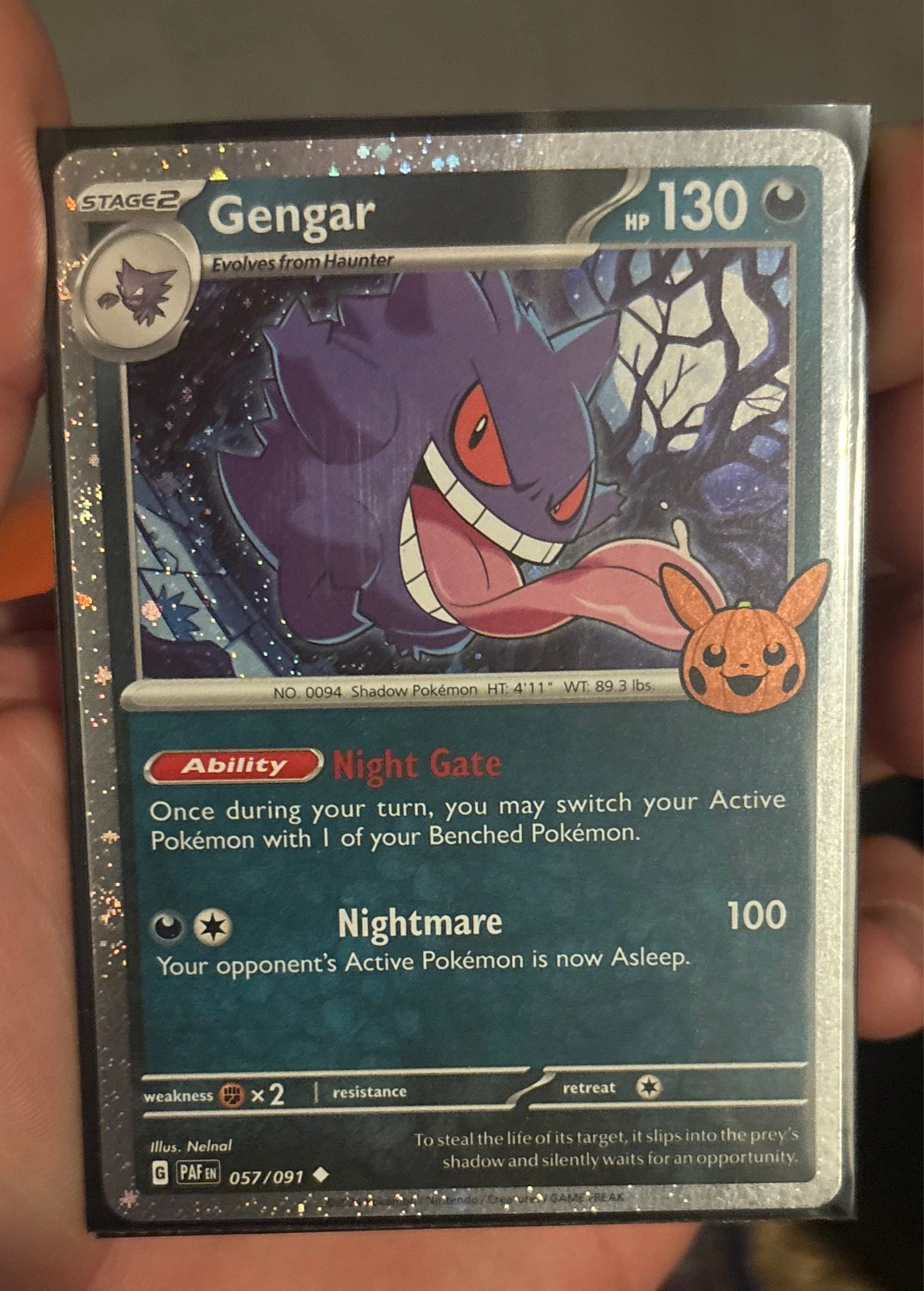 Gengar - Pokémon Trading Card Game: Trick or Trade BOOster Bundle #057/091