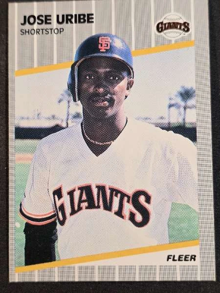 Jose Uribe - 1989 Fleer #345