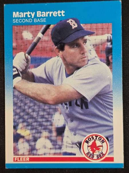 Marty Barrett - 1987 Fleer #27