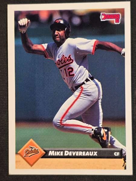 Mike Devereaux - 1993 Donruss Series 2 #455
