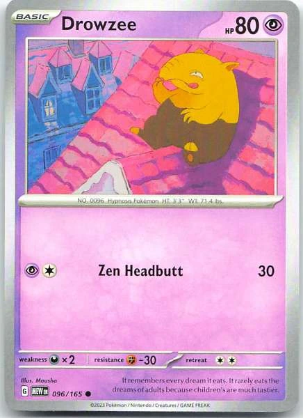 Drowzee - Scarlet & Violet 151 #096/165