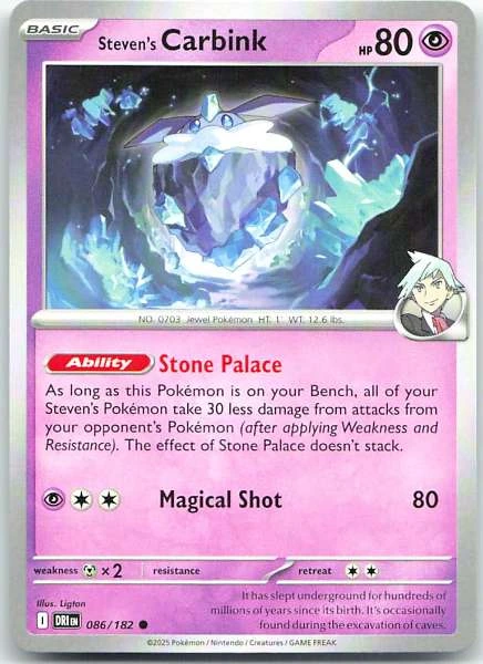 Steven's Carbink - Destined Rivals #086/182