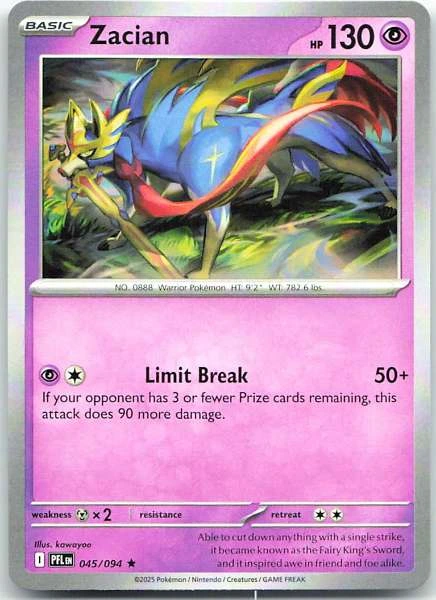 Zacian - Phantasmal Flames #045/094