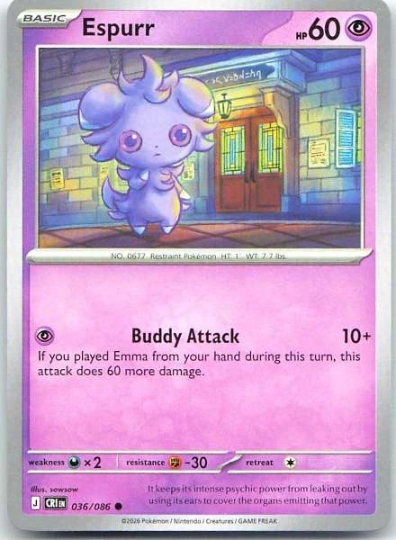 Espurr - Chaos Rising #036/086