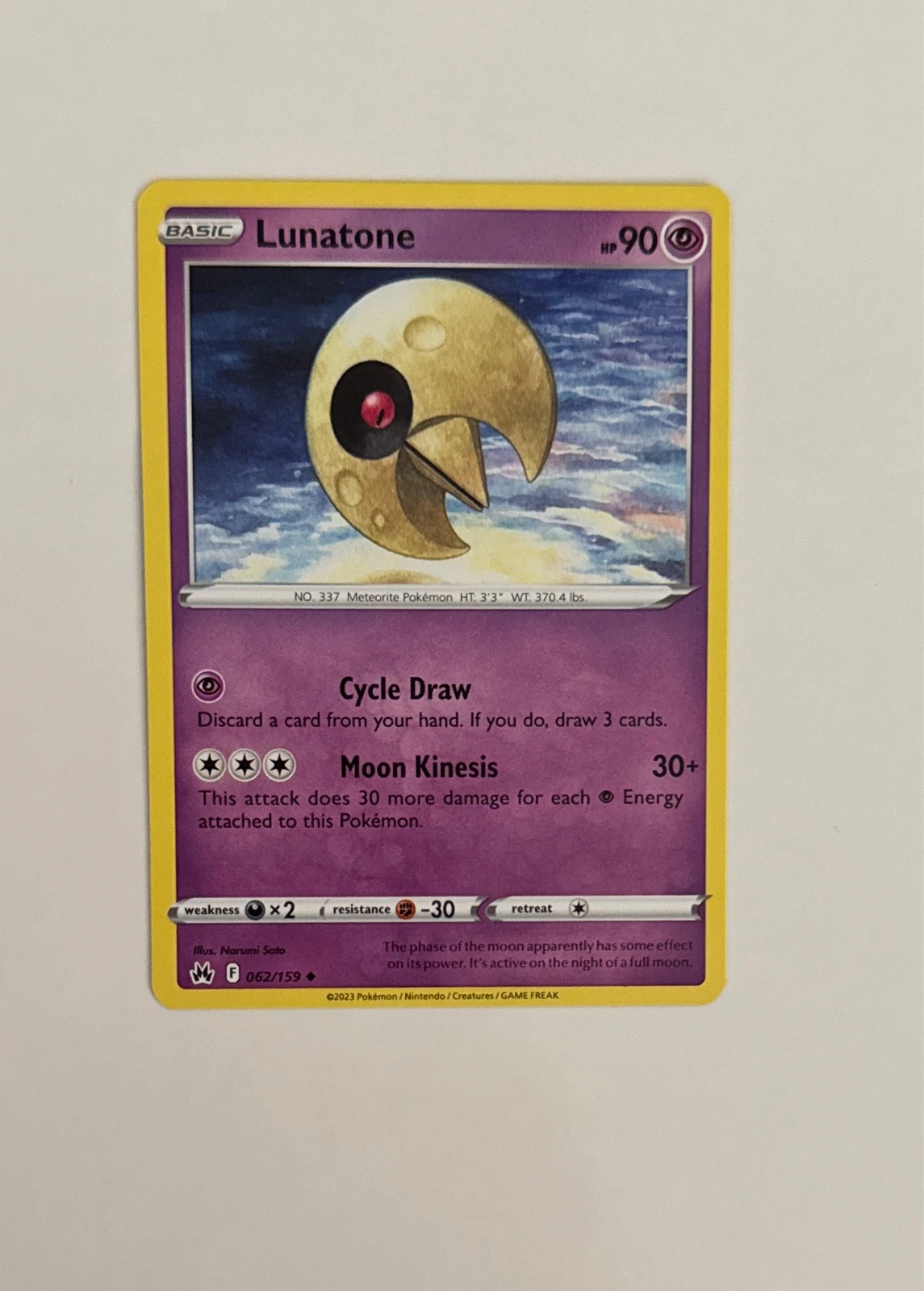 Lunatone - Paradox Rift #062/159