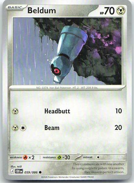 Beldum - Chaos Rising #059/086