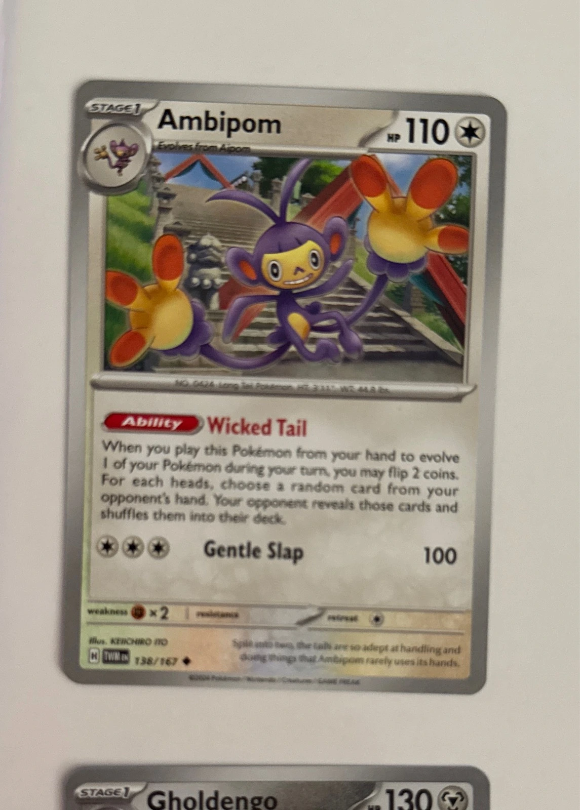 Ambipom - Twilight Masquerade #138/167