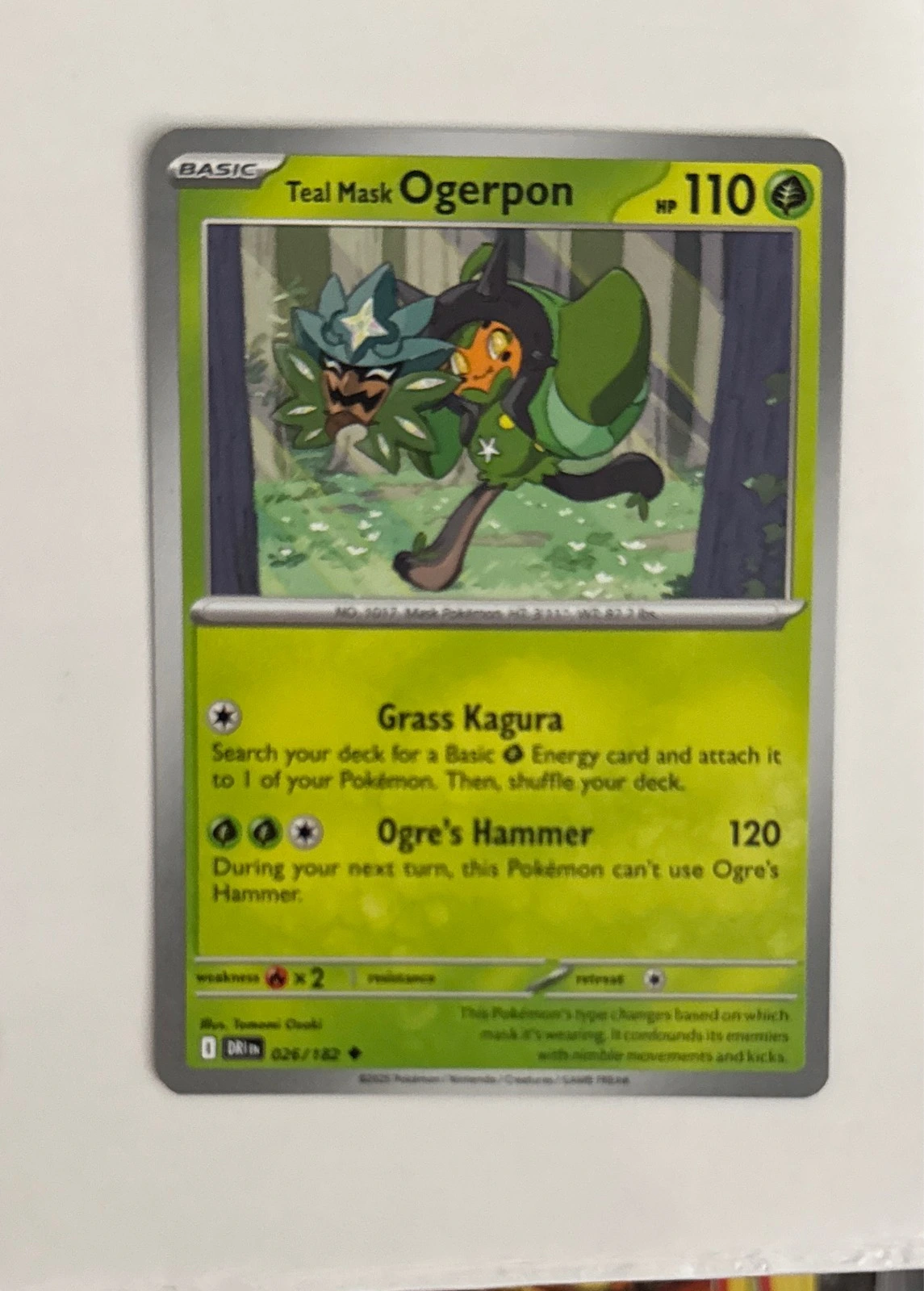 Teal Mask Ogerpon - Twilight Masquerade #026/167