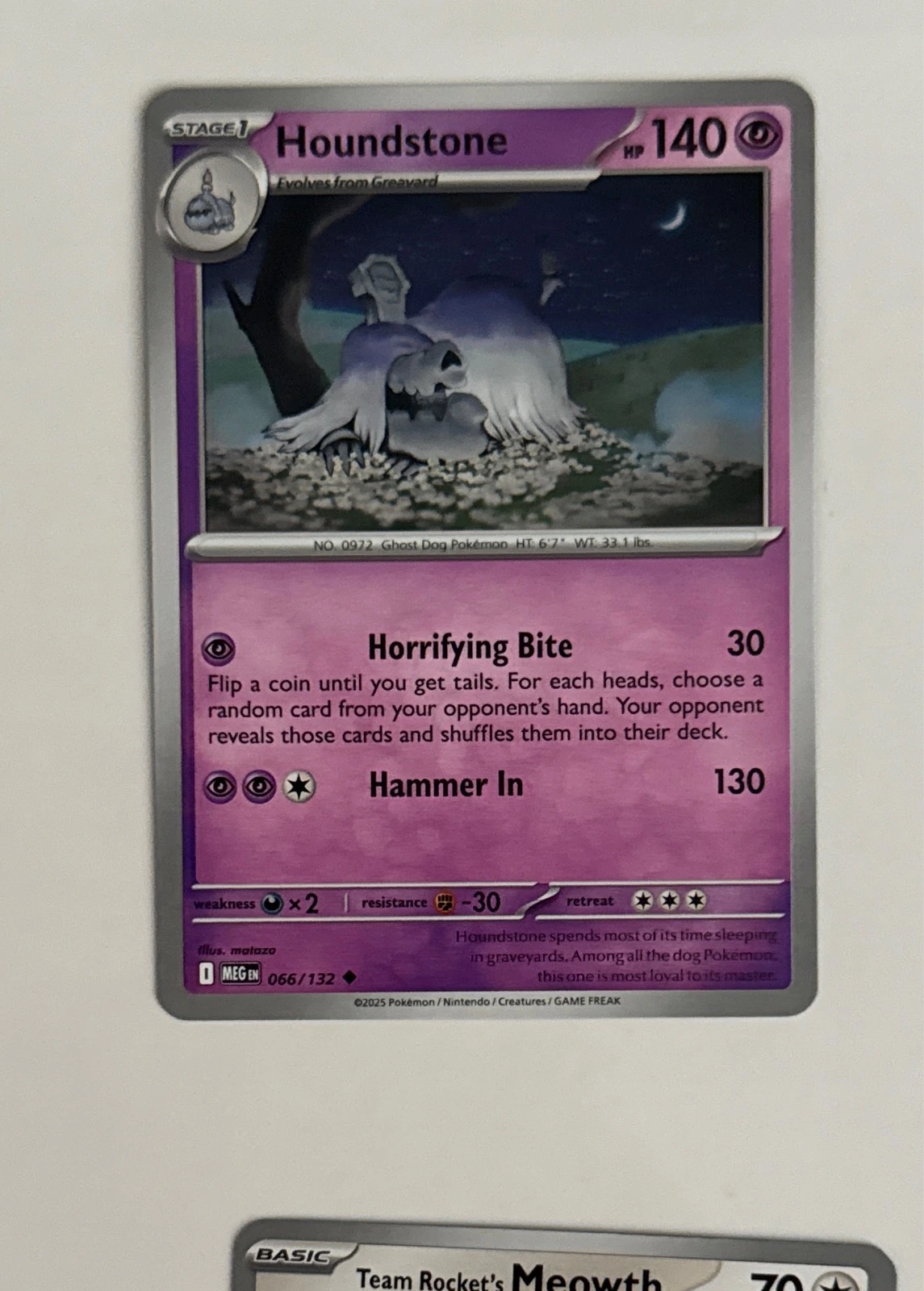 Houndstone - Prismatic Evolutions #066/132