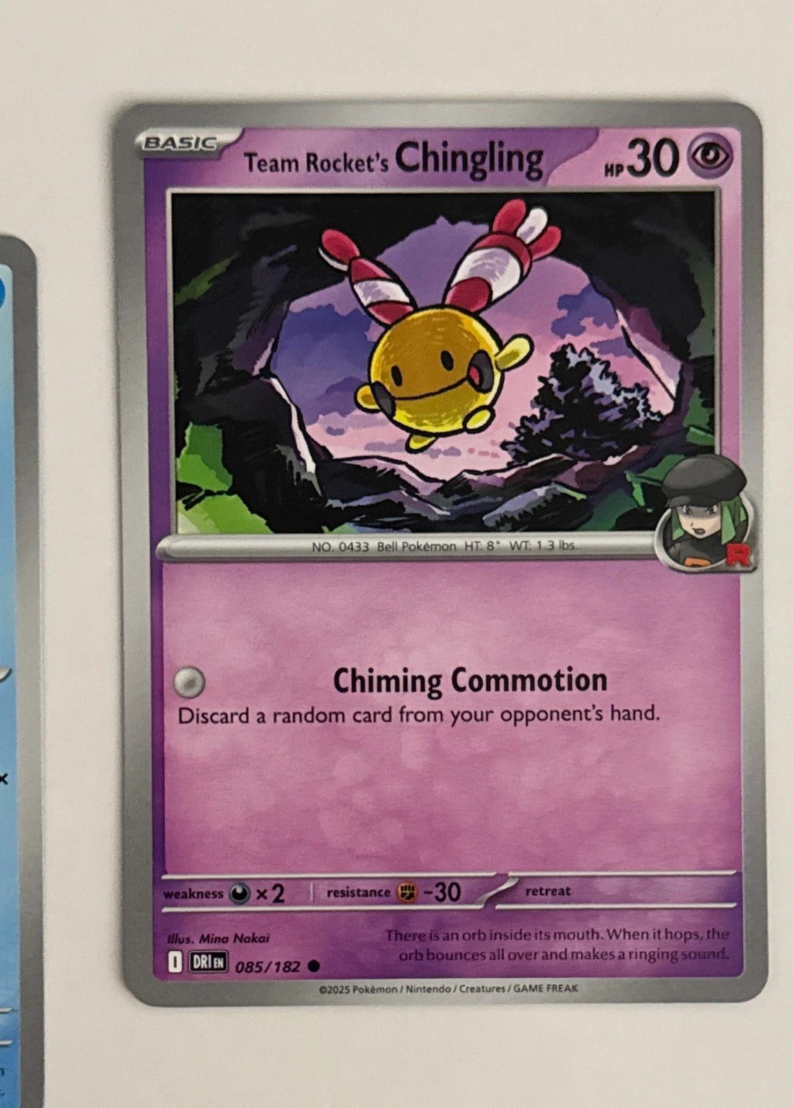 Team Rocket's Chingling - Pokémon #085/182