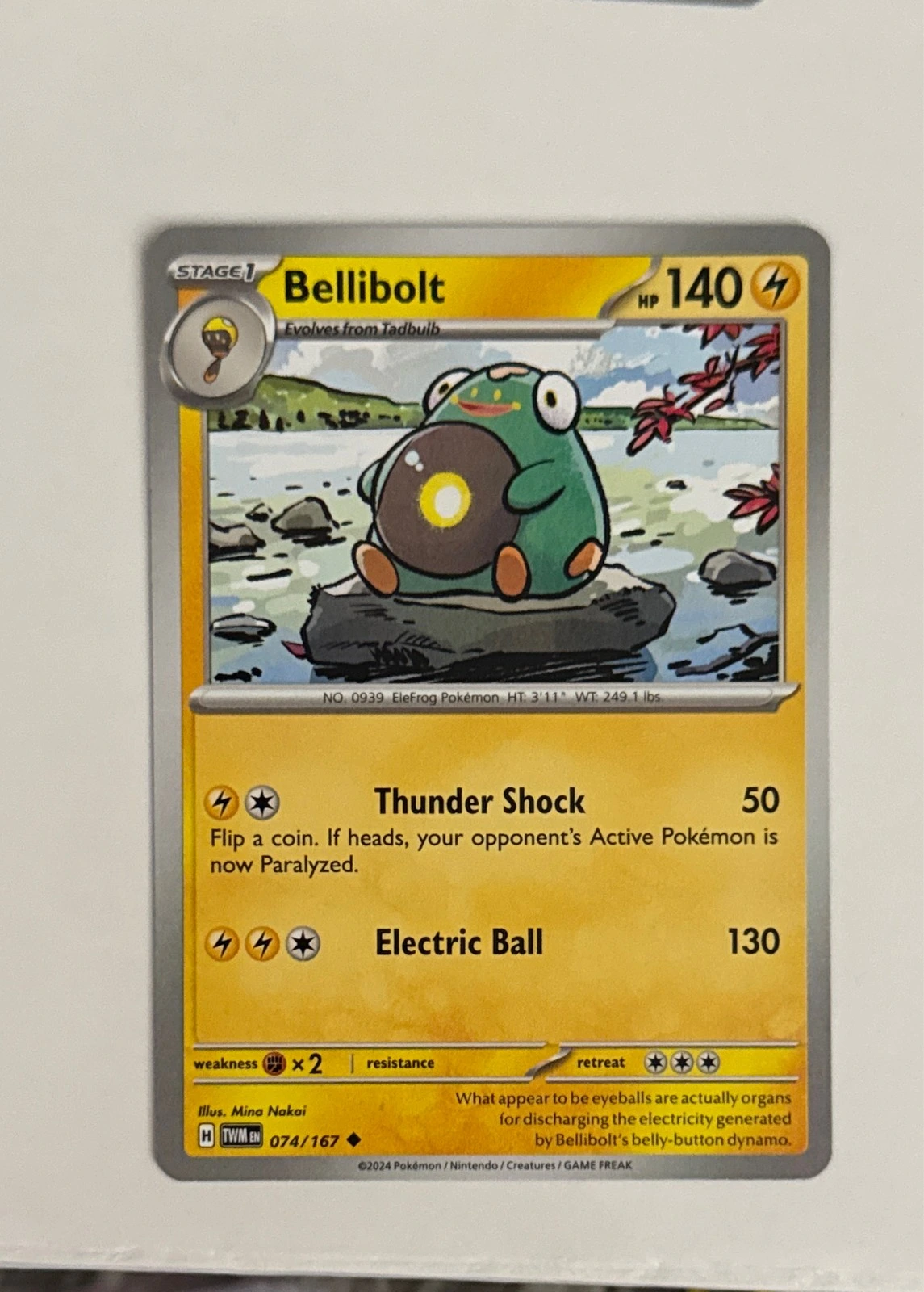 Bellibolt - Twilight Masquerade #074/167