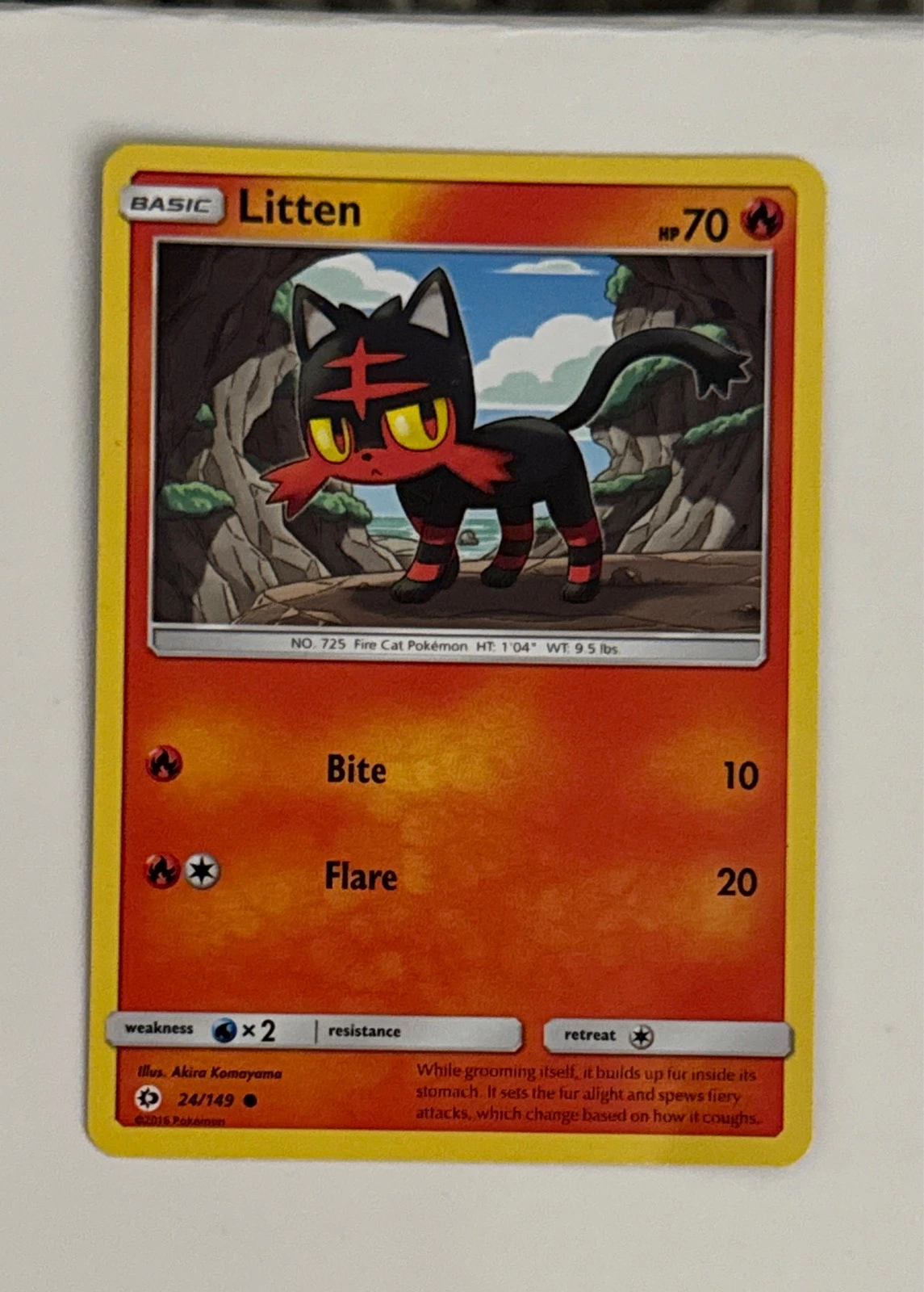 Litten - Sun & Moon #24/149