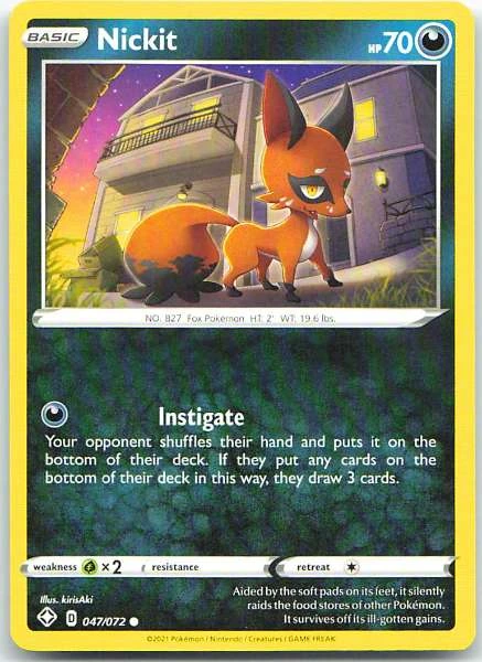 Nickit - Shining Fates #047/072