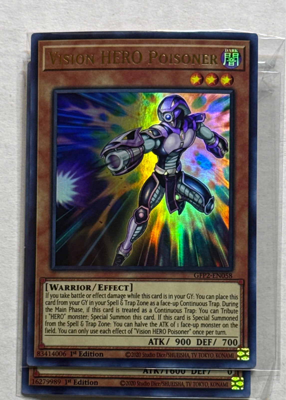 Vision HERO Poisoner - Ghosts From the Past: The 2nd Haunting #GFP2-EN058