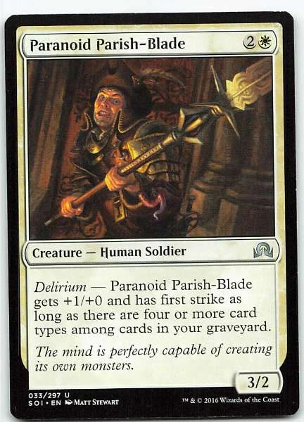 Paranoid Parish-Blade - Shadows over Innistrad #033/297