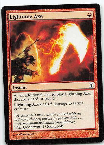Lightning Axe - Time Spiral #168/301