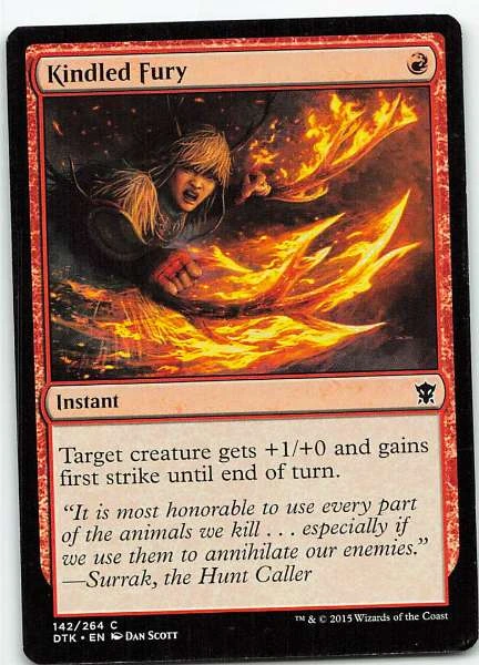 Kindled Fury - Dragons of Tarkir #142/264