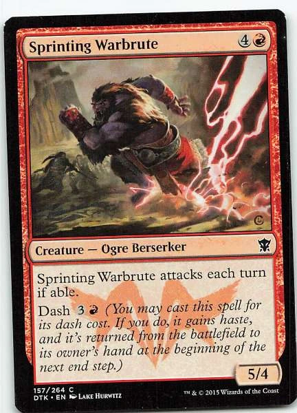Sprinting Warbrute - Dragons of Tarkir #157/264