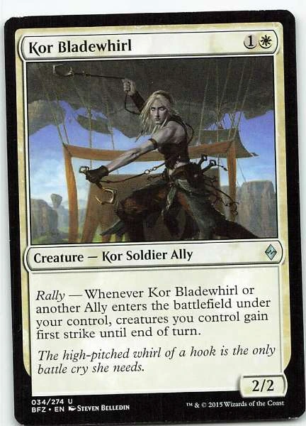 Kor Bladewhirl - Battle for Zendikar #034/274