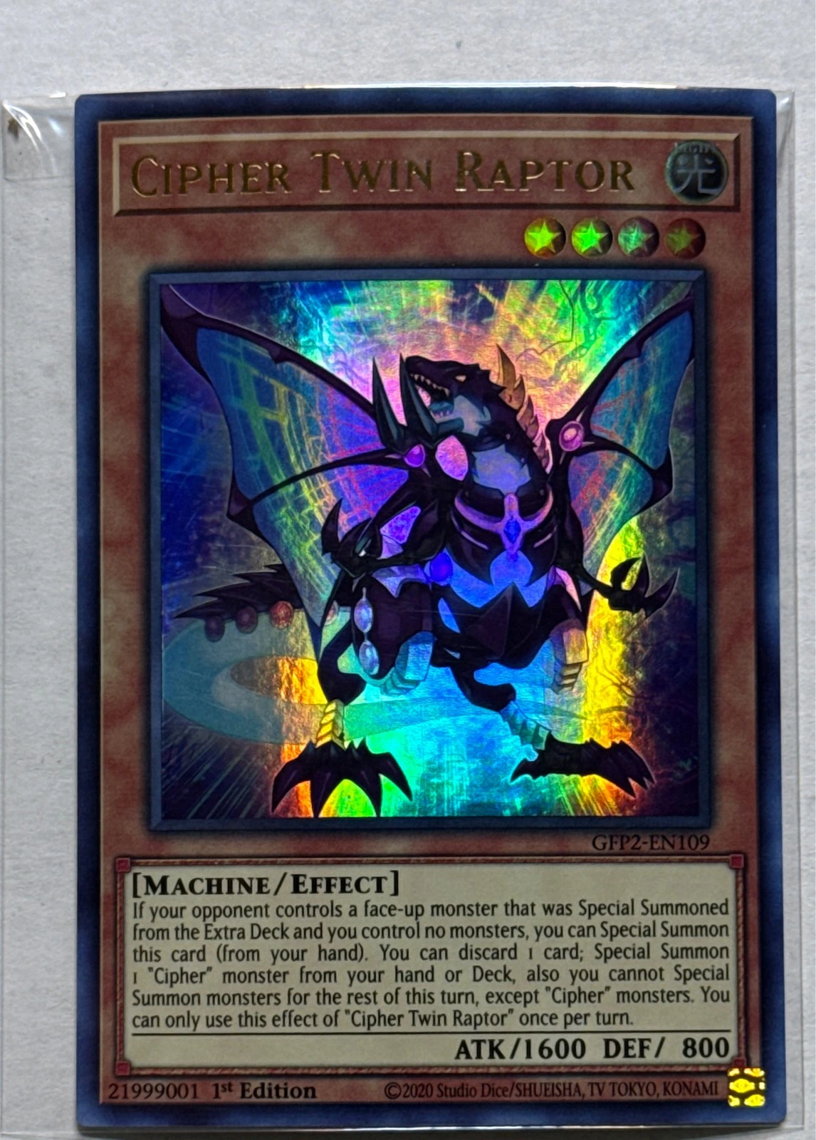 Cipher Twin Raptor - Ghosts From the Past: The 2nd Haunting #GFP2-EN109