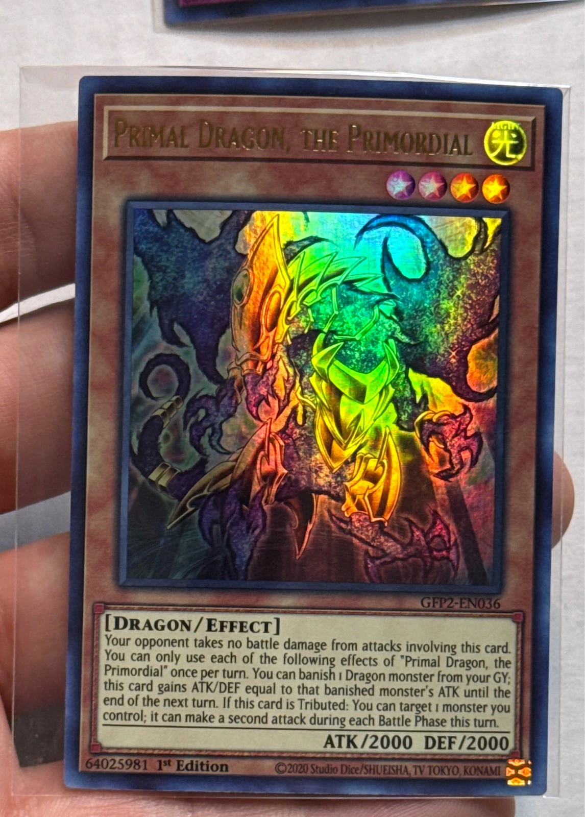 Primal Dragon, the Primordial - Ghosts From the Past: The 2nd Haunting #GFP2-EN036