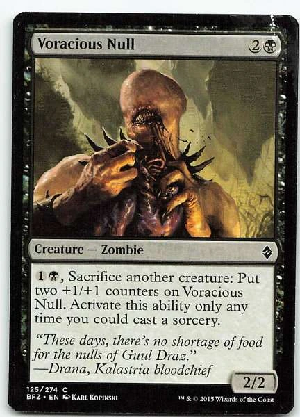 Voracious Null - Battle for Zendikar #125/274