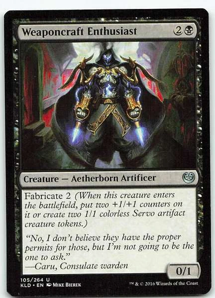 Weaponcraft Enthusiast - Kaladesh #105/264