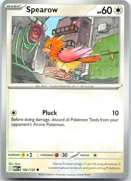 Spearow - Diamond & Pearl #102/132
