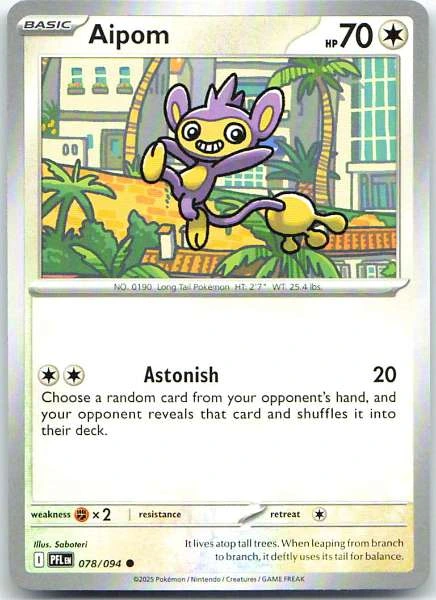 Aipom - Phantasmal Flames #078/094