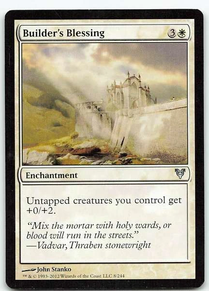 Builder's Blessing - Avacyn Restored #8/244