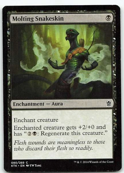 Molting Snakeskin - Khans of Tarkir #080/269