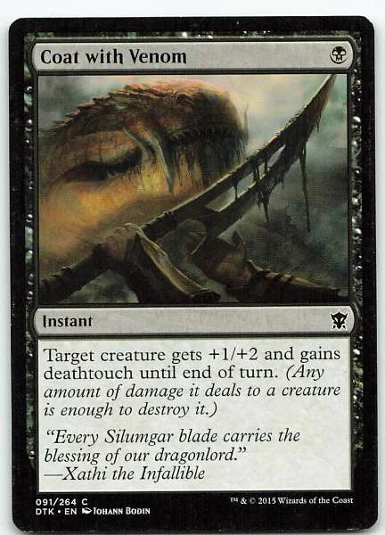 Coat with Venom - Dragons of Tarkir #091/264