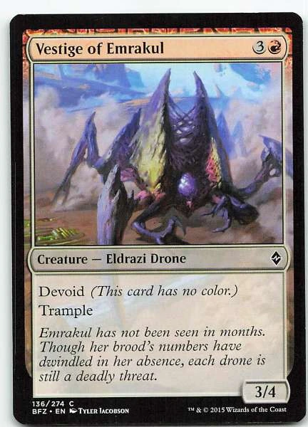 Vestige of Emrakul - Battle for Zendikar #136/274