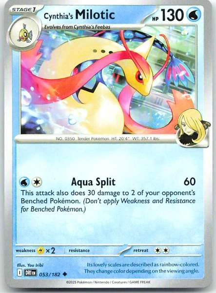 Cynthia's Milotic - Destined Rivals #053/182