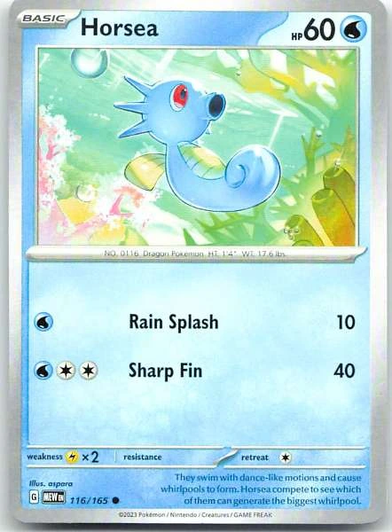 Horsea - 151 #116/165