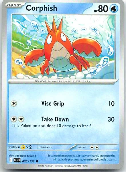 Corphish - Mega Evolution #033/132