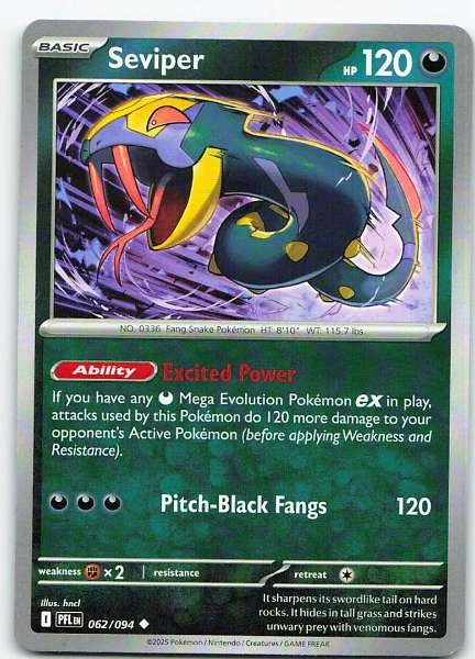 Seviper - Phantasmal Flames #062/094