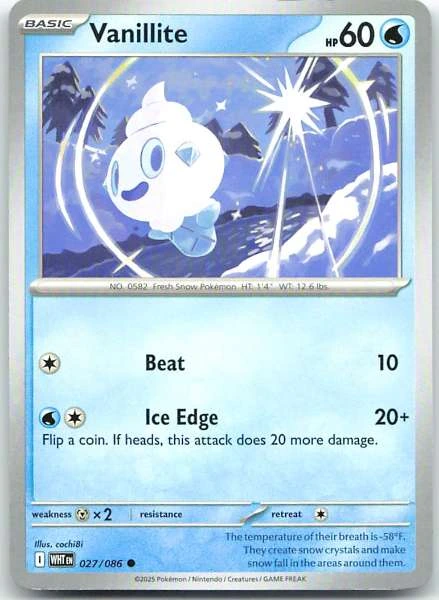 Vanillite - White Flare #027/086