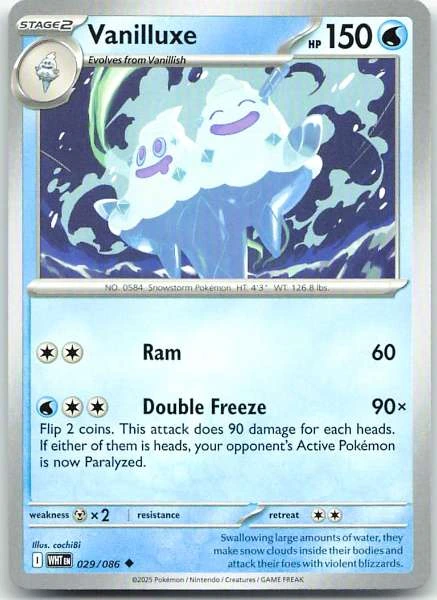 Vanilluxe - White Flare #029/086