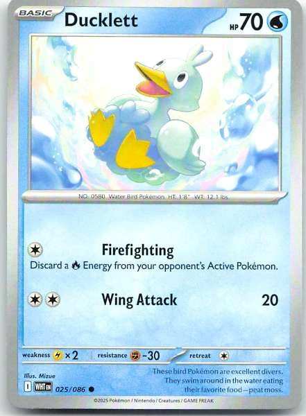 Ducklett - White Flare #025/086