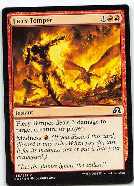 Fiery Temper - Shadows over Innistrad #156/297