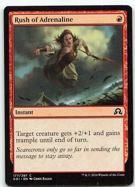 Rush of Adrenaline - Shadows over Innistrad #177/297