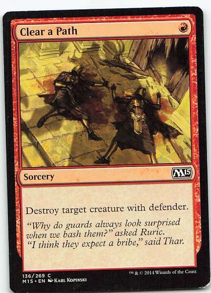 Clear a Path - Magic 2015 #136/269
