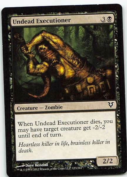 Undead Executioner - Avacyn Restored #123/244