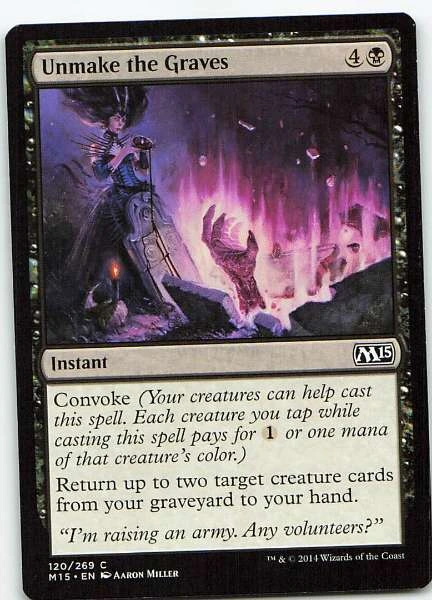 Unmake the Graves - Magic 2015 #120/269