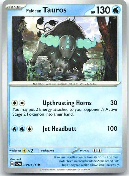 Paldean Tauros - Surging Sparks #039/191