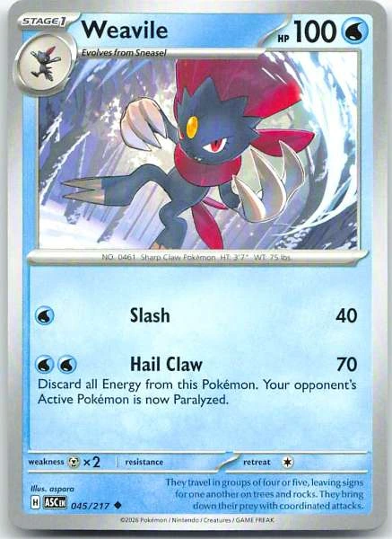 Weavile - Ascended Heroes #045/217