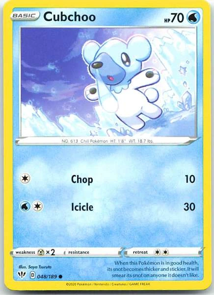 Cubchoo - Darkness Ablaze #048/189